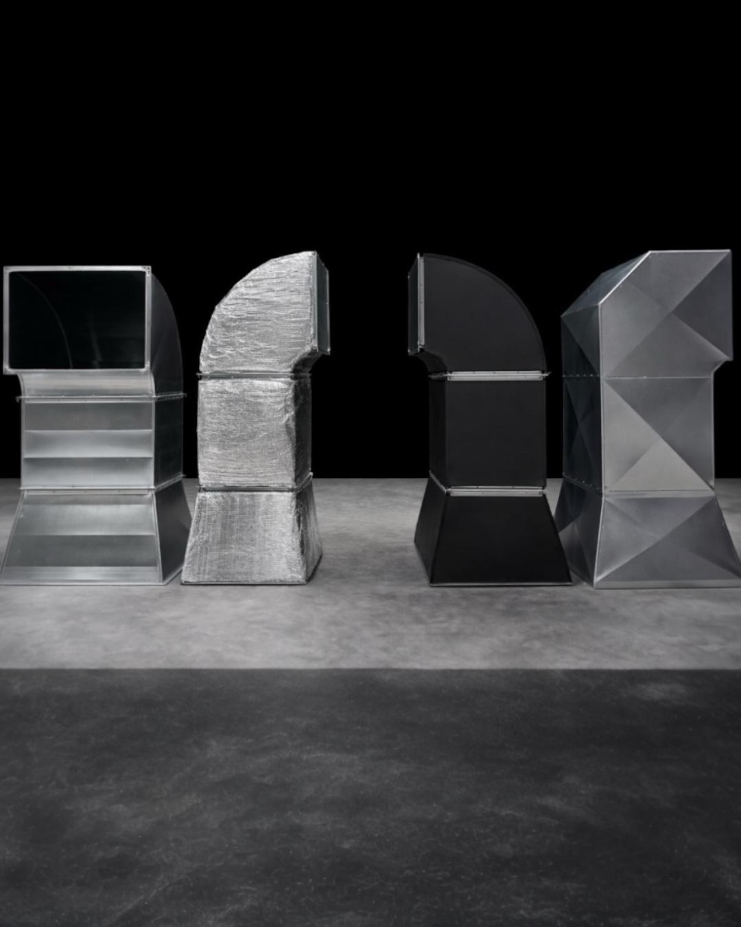 Lüftungskanal mit Kautschukisolierung