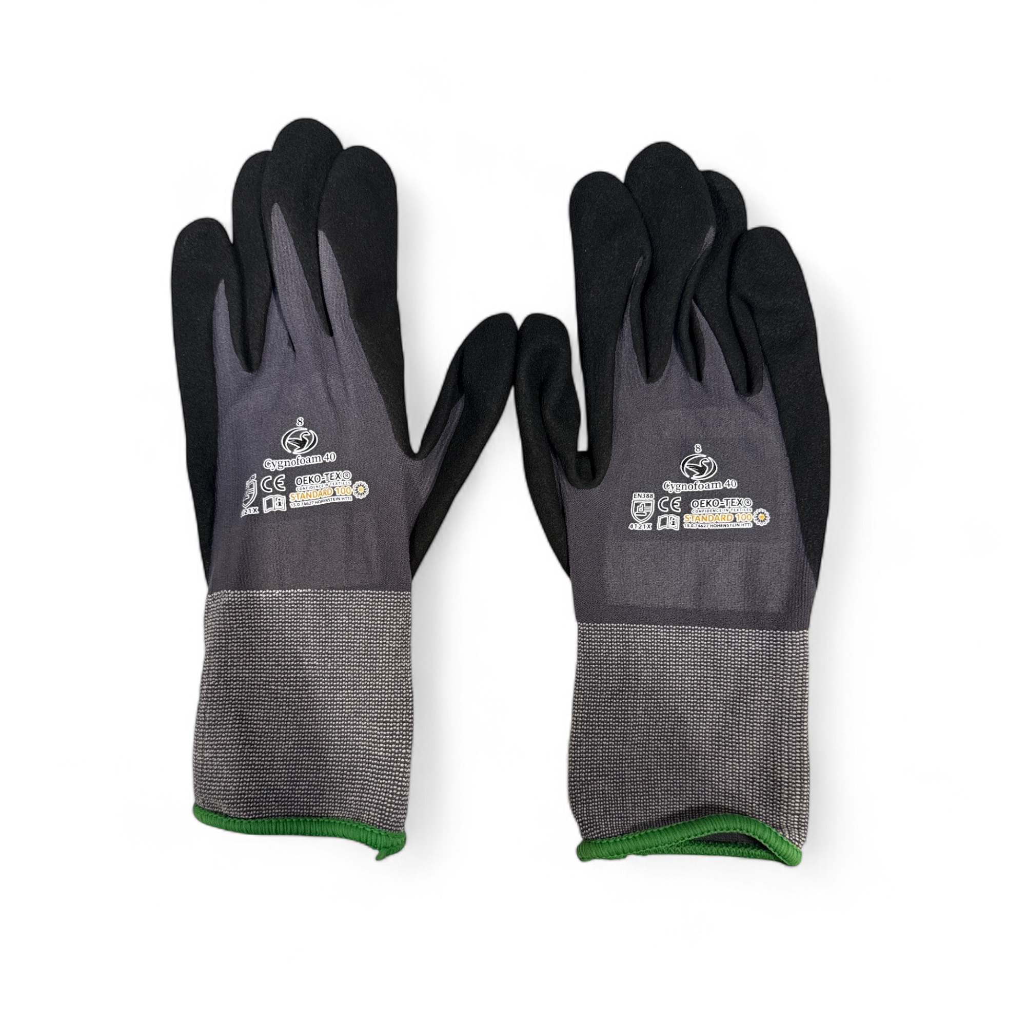 Handschuhe HPT-Polymer schwarz-grau GR. 8 M