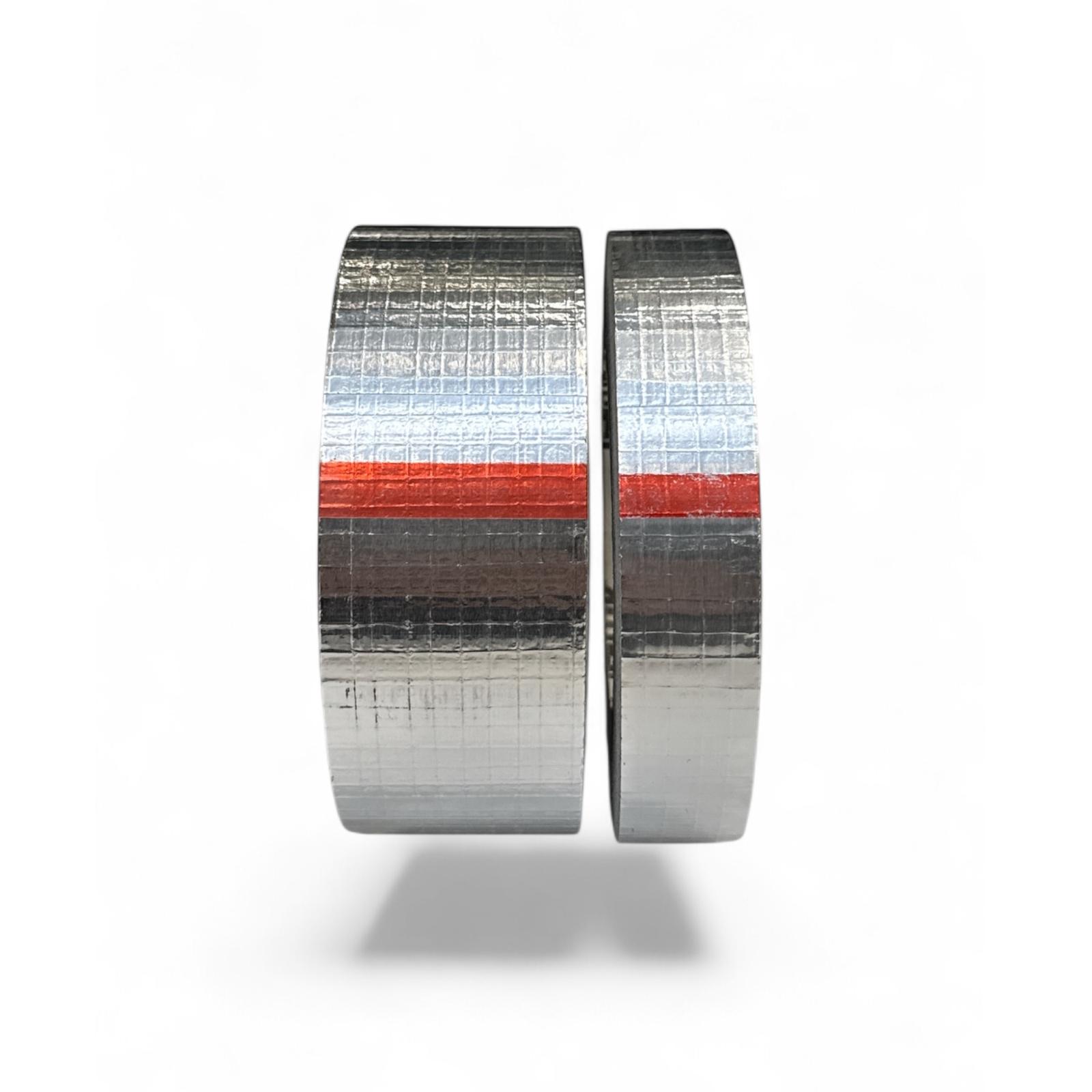 COROPLAST-912 ALU Klebeband 50 mm 50 m/Rolle, Dicke 0,13 mm, Gitternetzstruktur, Gelegeverstärkt